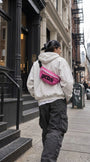 GCDS Mini Pink Crew Belt Bag — foto 3