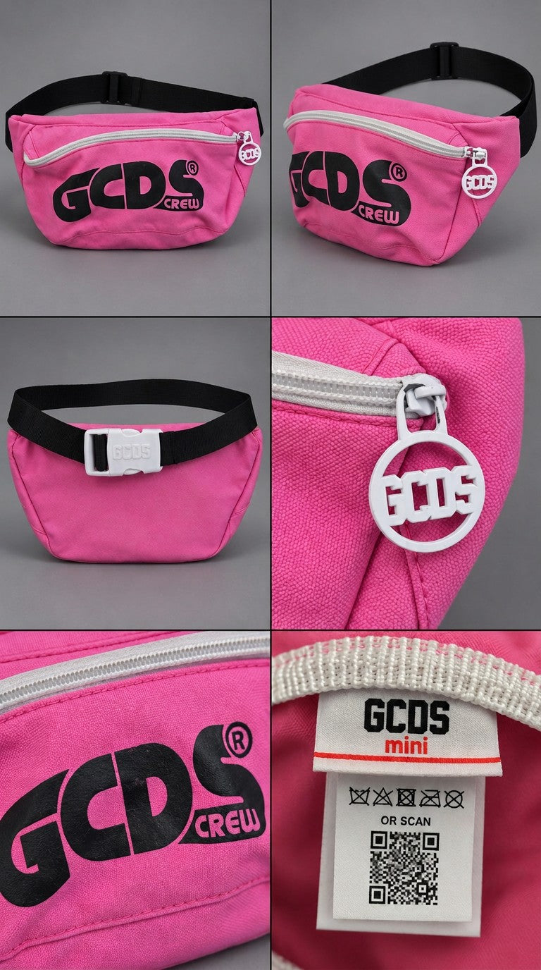 GCDS Mini Pink Crew Belt Bag — foto 4