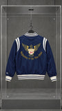New Era 'Originators of the True Fitted' Eagle Satin Varsity Jacket — foto 3