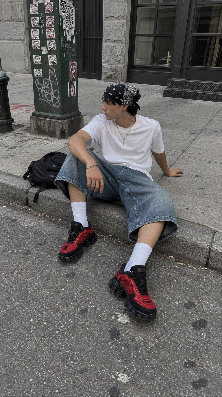 Prada Cloudbust Thunder Knit Sneakers — foto 3