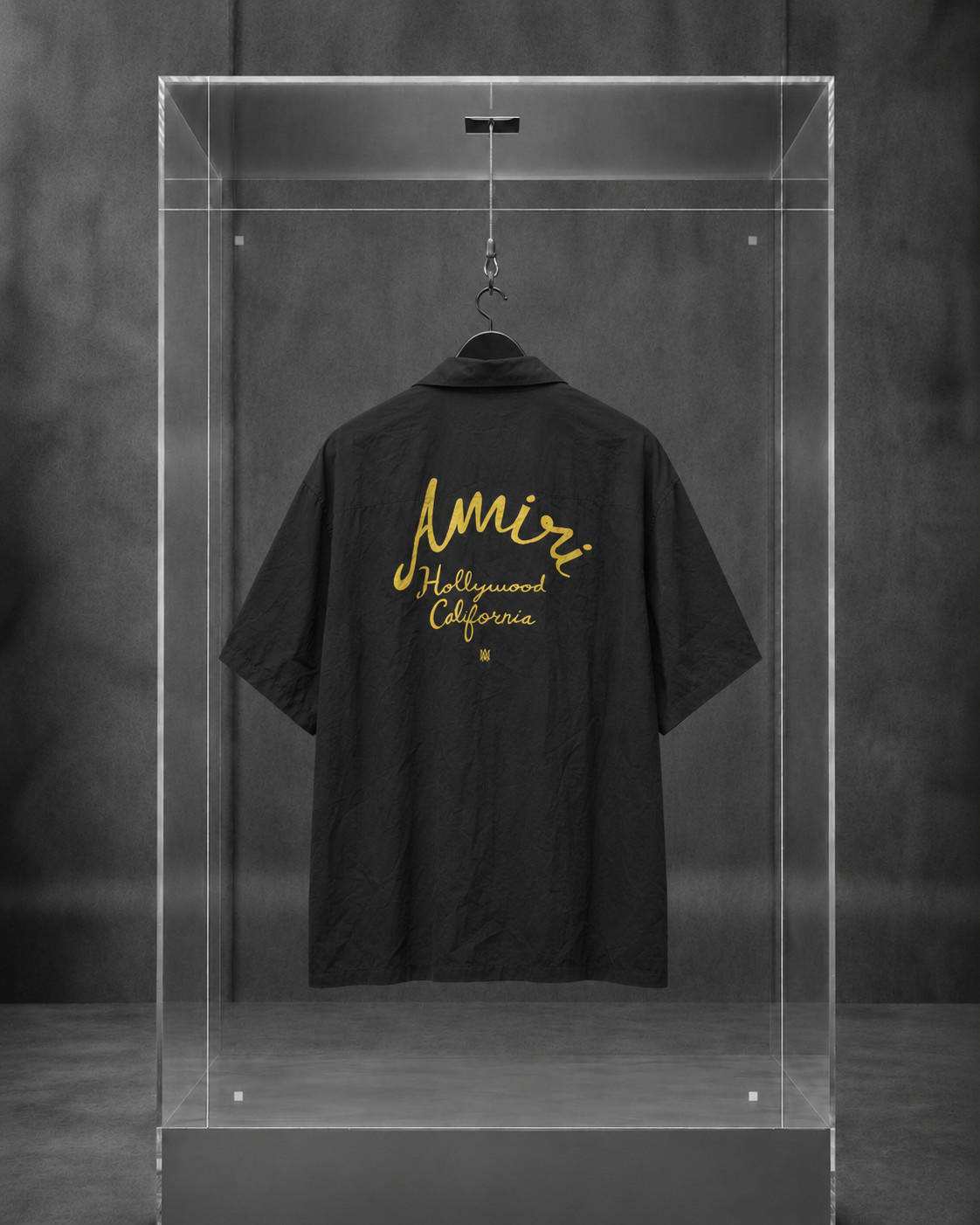 Camisa AMIRI Hollywood Camp Preta