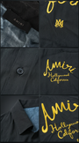 Camisa AMIRI Hollywood Camp Preta