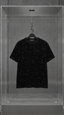 Camiseta Dolce & Gabbana Monograma DG Flocado Preta