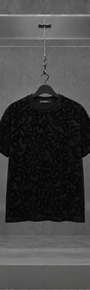 Camiseta Dolce & Gabbana Monograma DG Flocado Preta