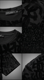Camiseta Dolce & Gabbana Monograma DG Flocado Preta