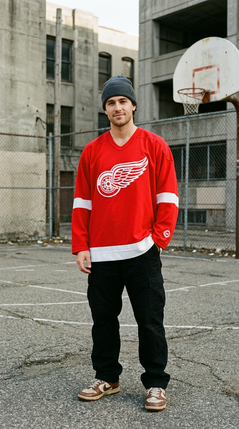 Jersey Vintage Detroit Red Wings