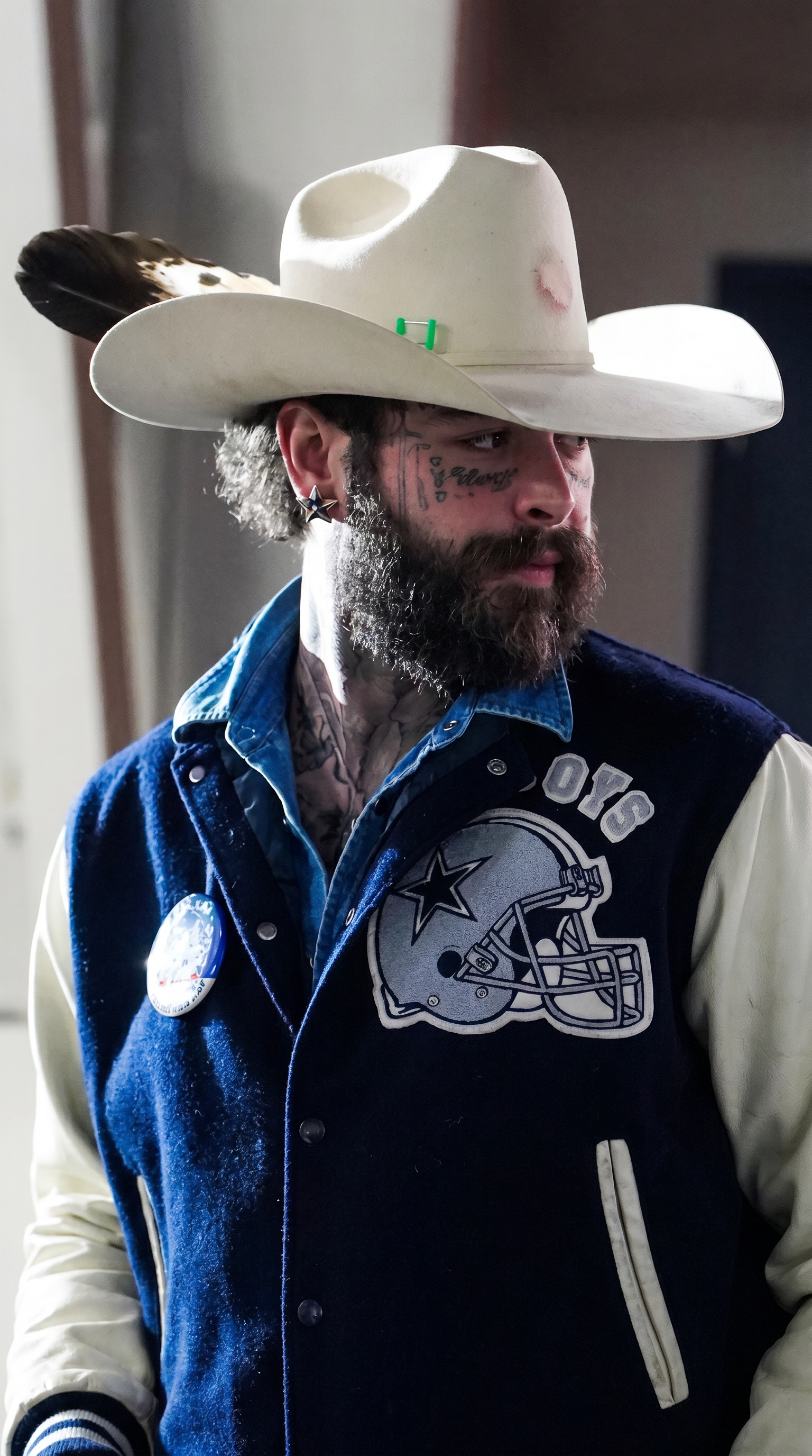 Dallas Cowboys Leather Bomber Jacket