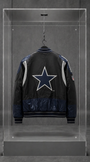 Dallas Cowboys Leather Bomber Jacket