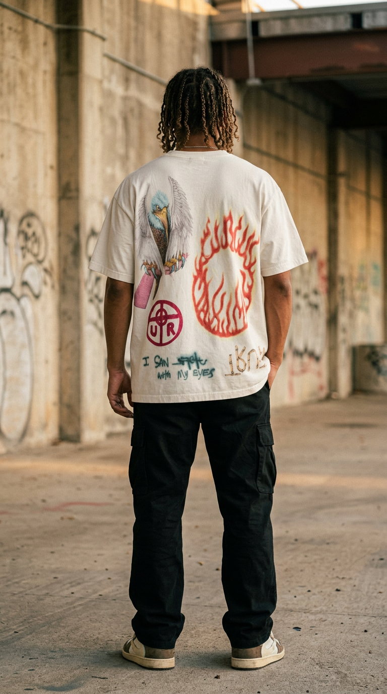 Camiseta Travis Scott Utopia — Circus Maximus Euro Tour