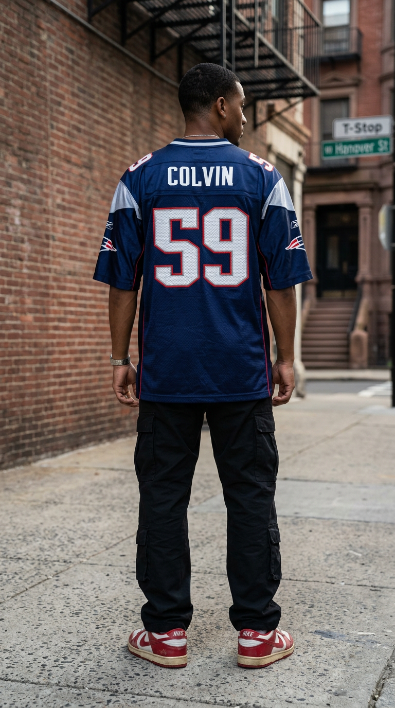 Jersey New England Patriots Rosevelt Colvin #59