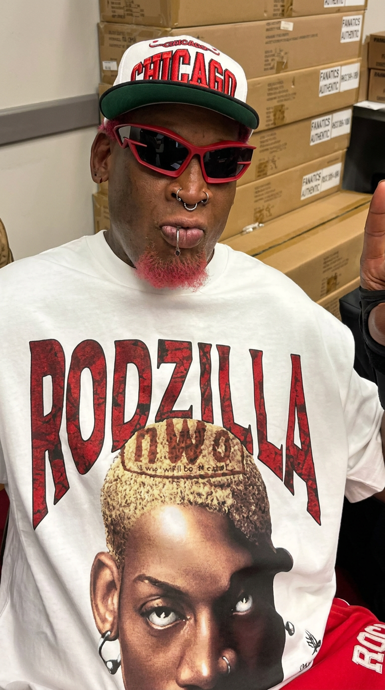 Camiseta Dennis Rodman Big Face