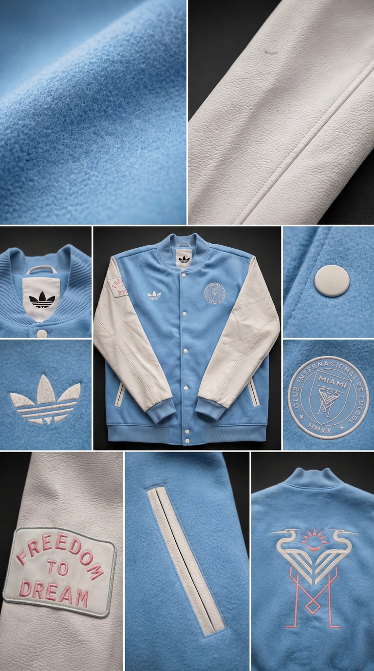 Jaqueta Adidas Originals × Inter Miami CF Varsity