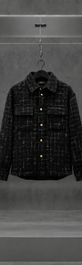 Camisa Overshirt AMIRI Fleck Tweed Padded
