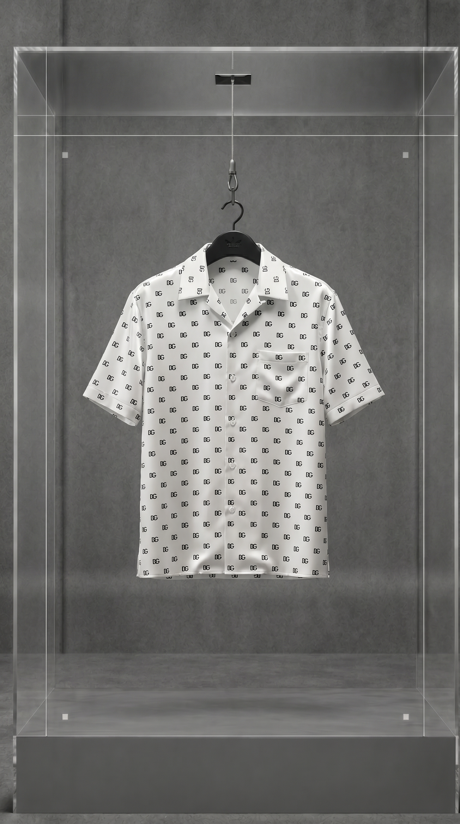 Camisa Dolce & Gabbana Logo Mania / DG Monogram