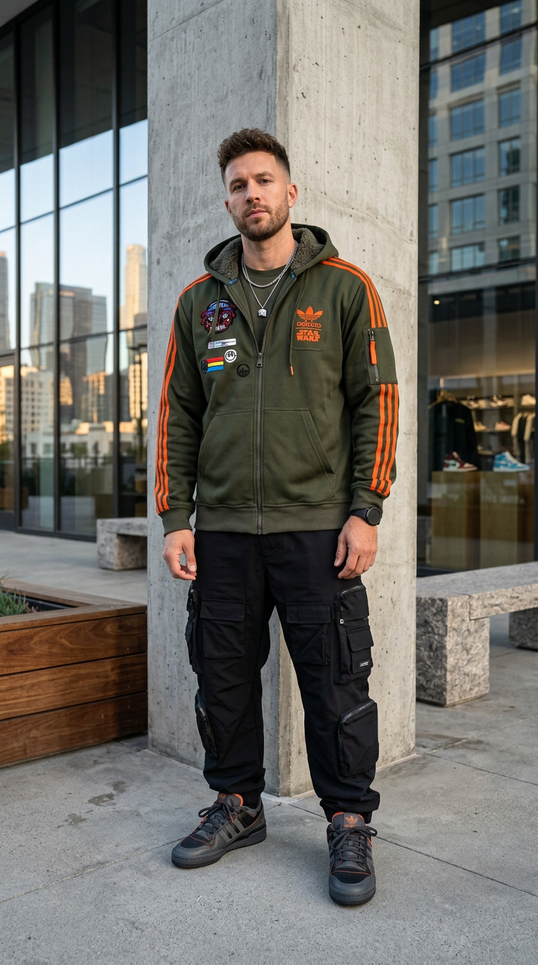 Moletom Adidas Originals × Star Wars Rebel Alliance X-Wing