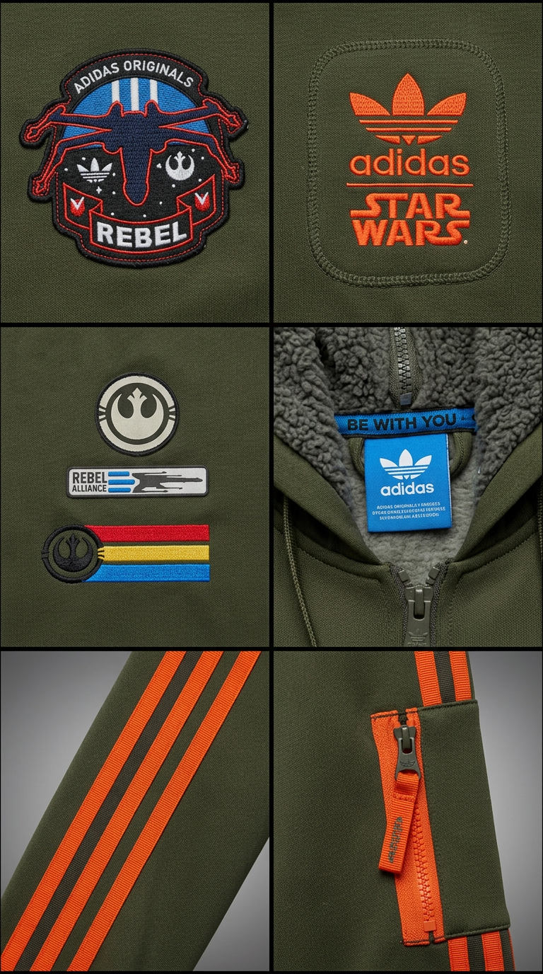 Moletom Adidas Originals × Star Wars Rebel Alliance X-Wing