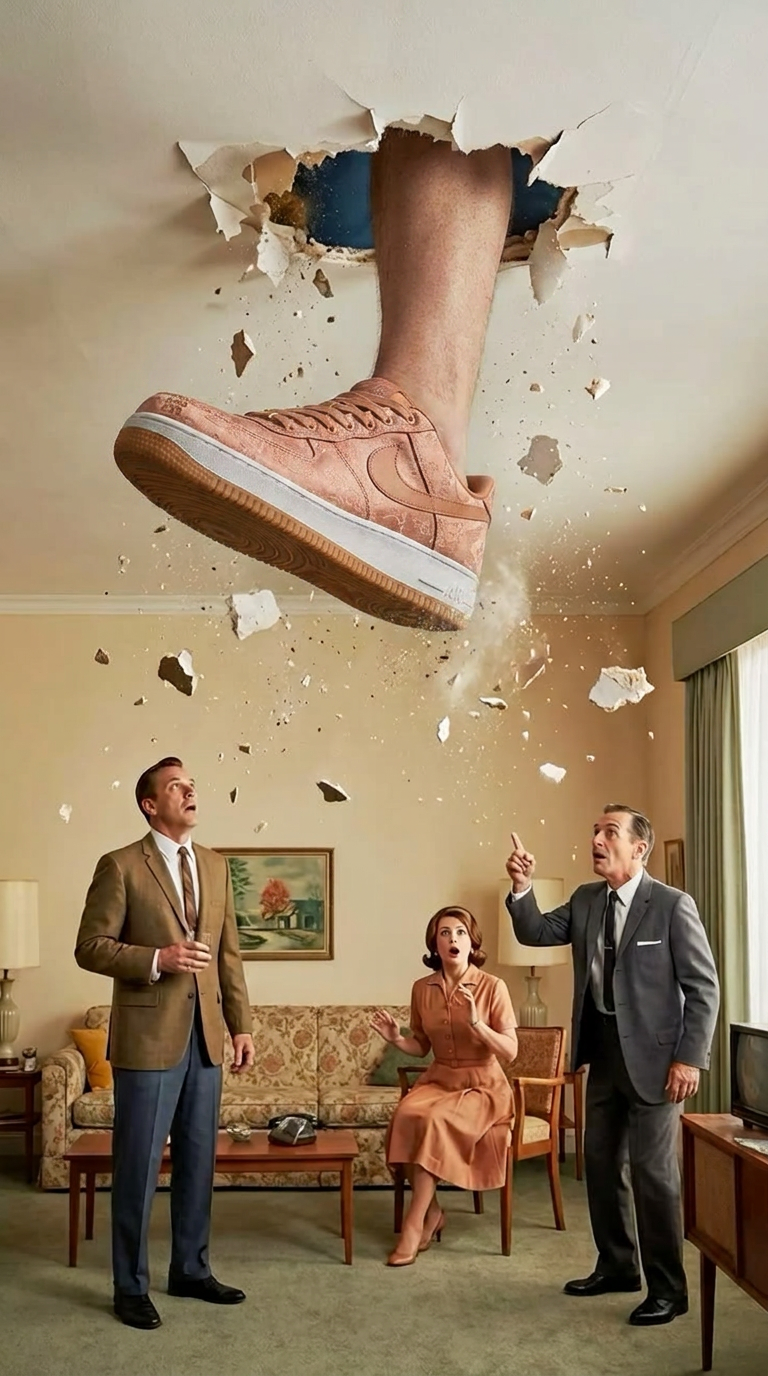 Nike Air Force 1 Low Premium × CLOT “Rose Gold Silk”