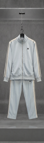 Conjunto Palm Angels Monogram Track Suit Cinza-Claro