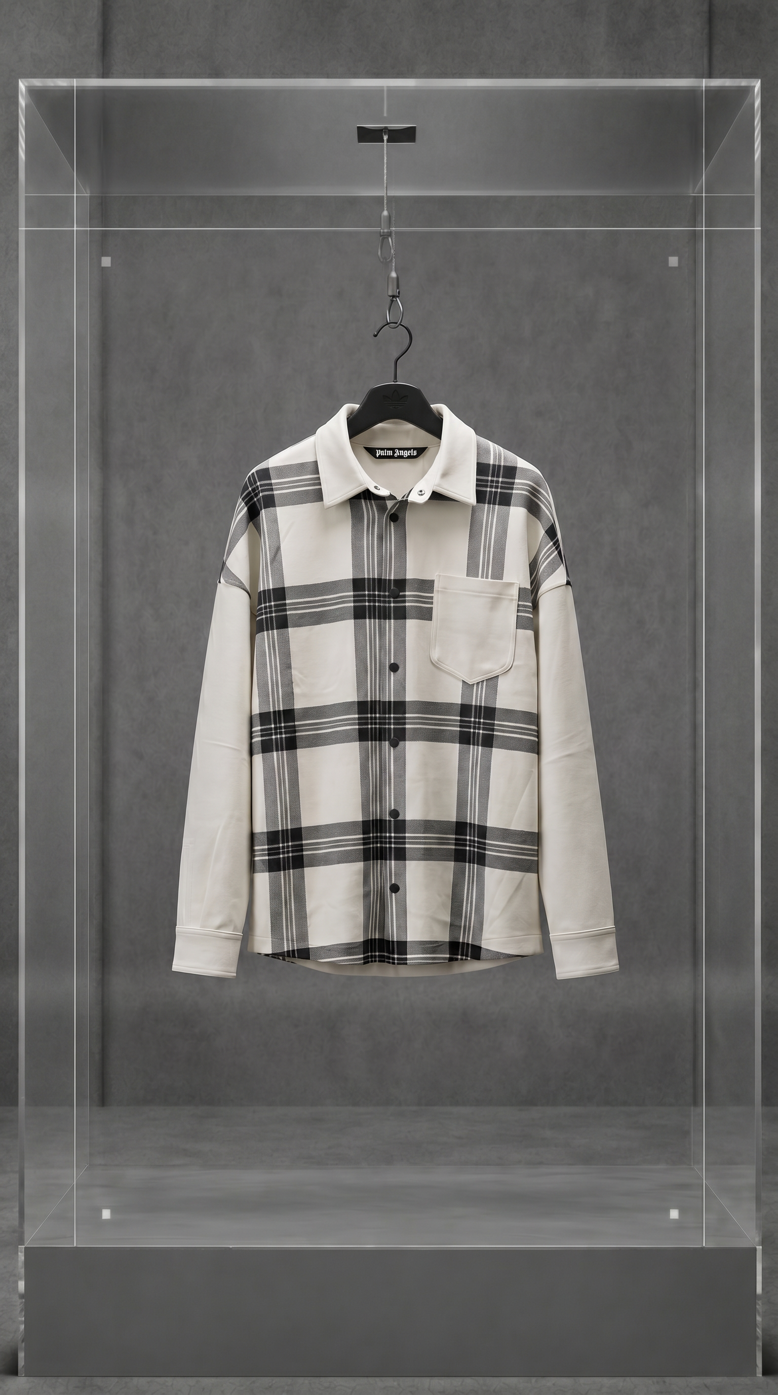 Camisa Overshirt Palm Angels Xadrez FW21