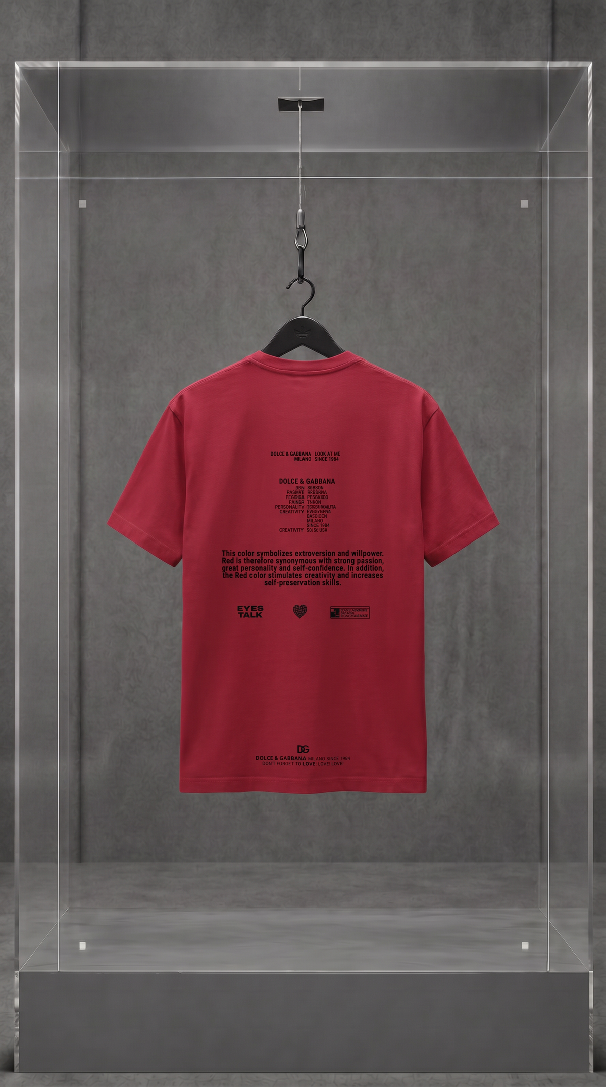 DOLCE & GABBANA 'Eyes Talk / Look At Me' Tee