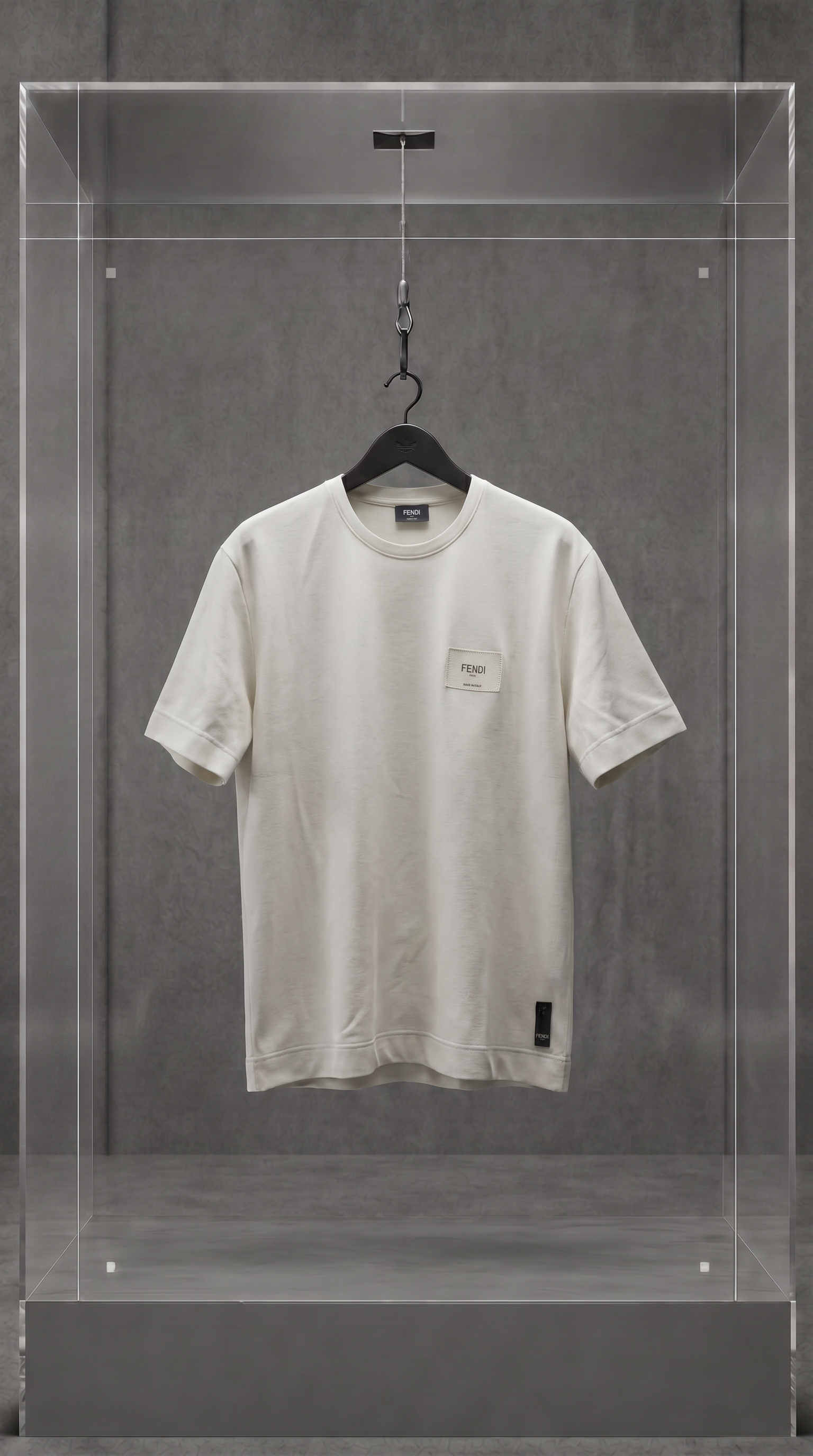 FENDI ROMA' Logo Patch Tee