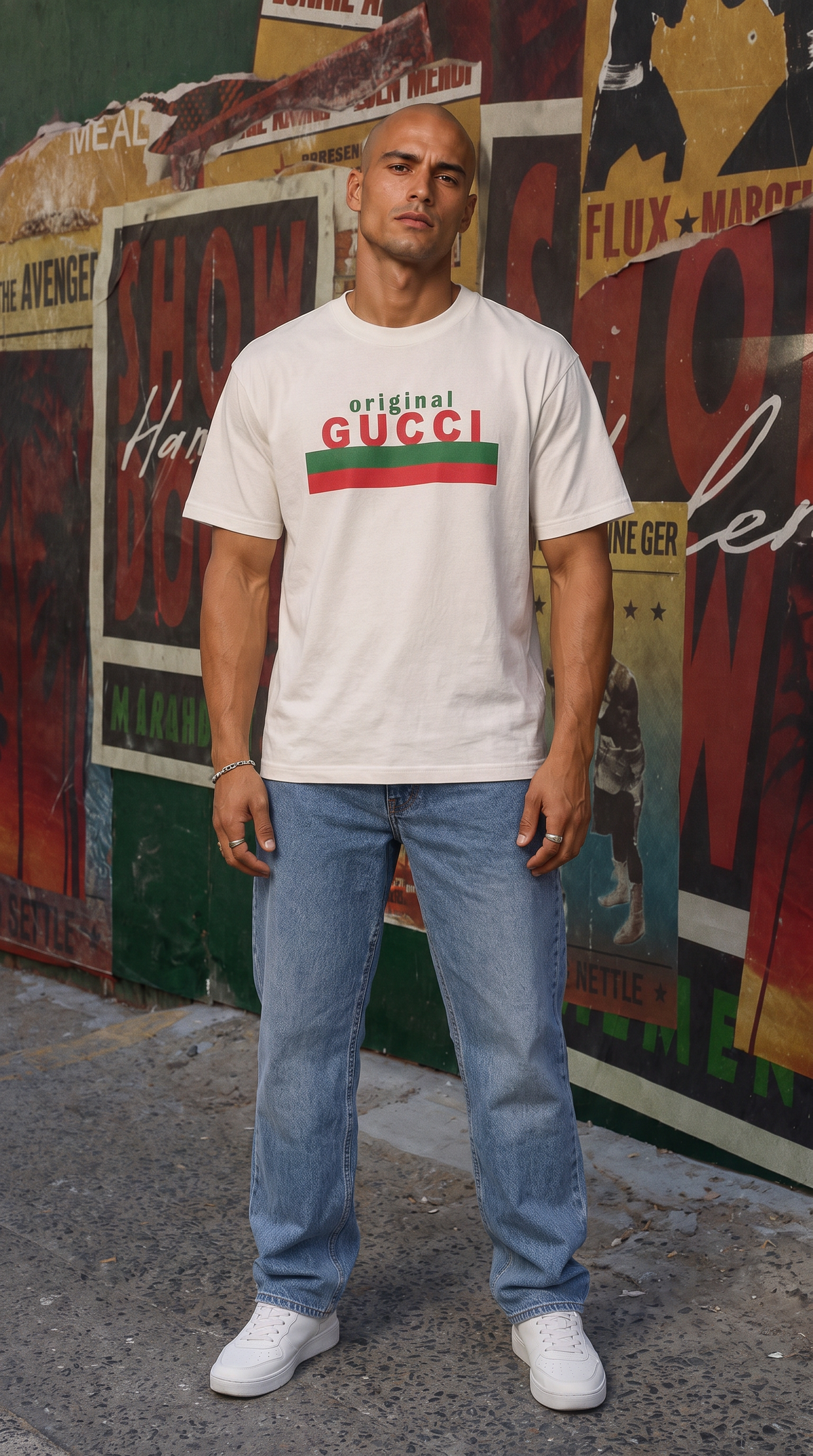 Original Gucci' Print Tee