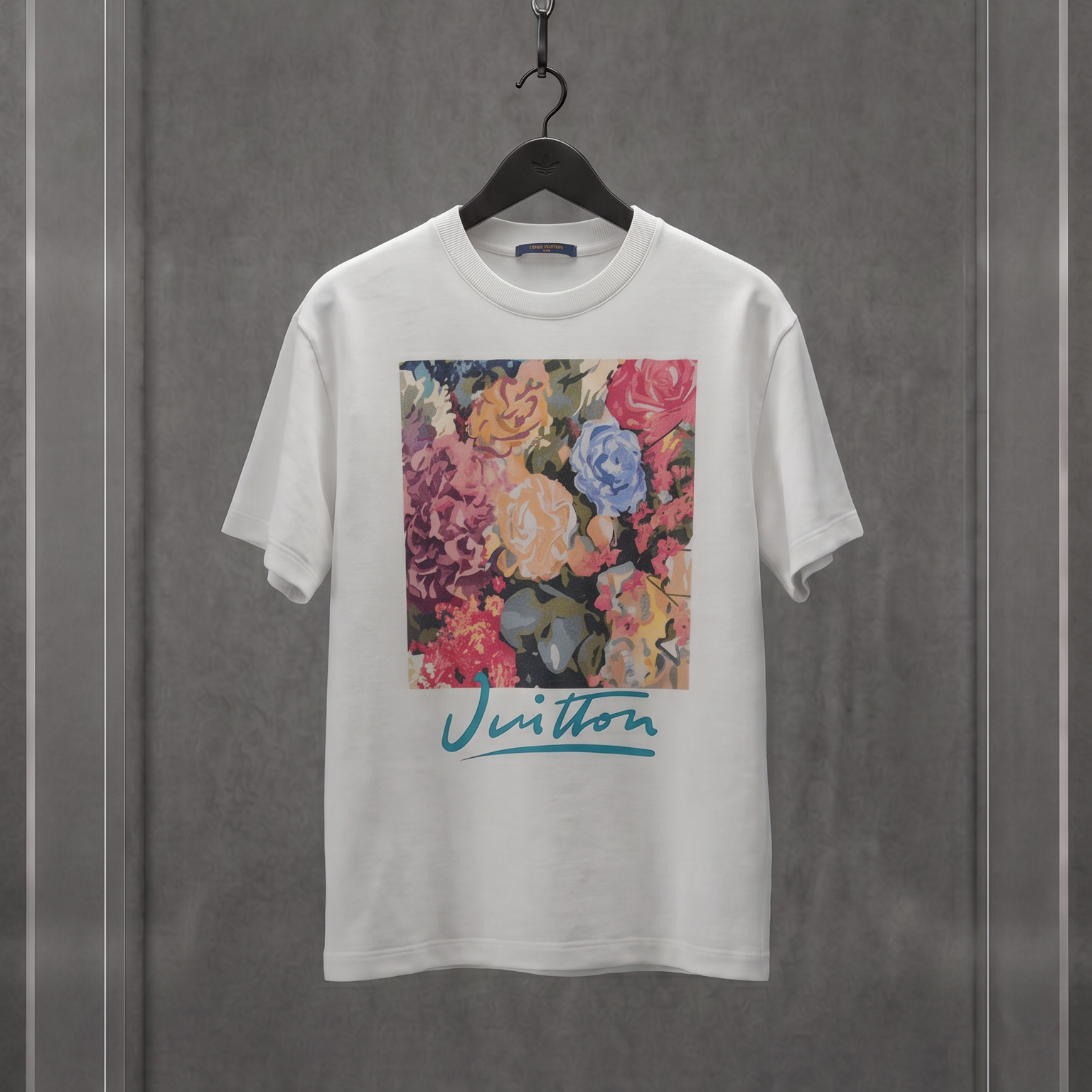 Floral / 'Vuitton' Signature Tee