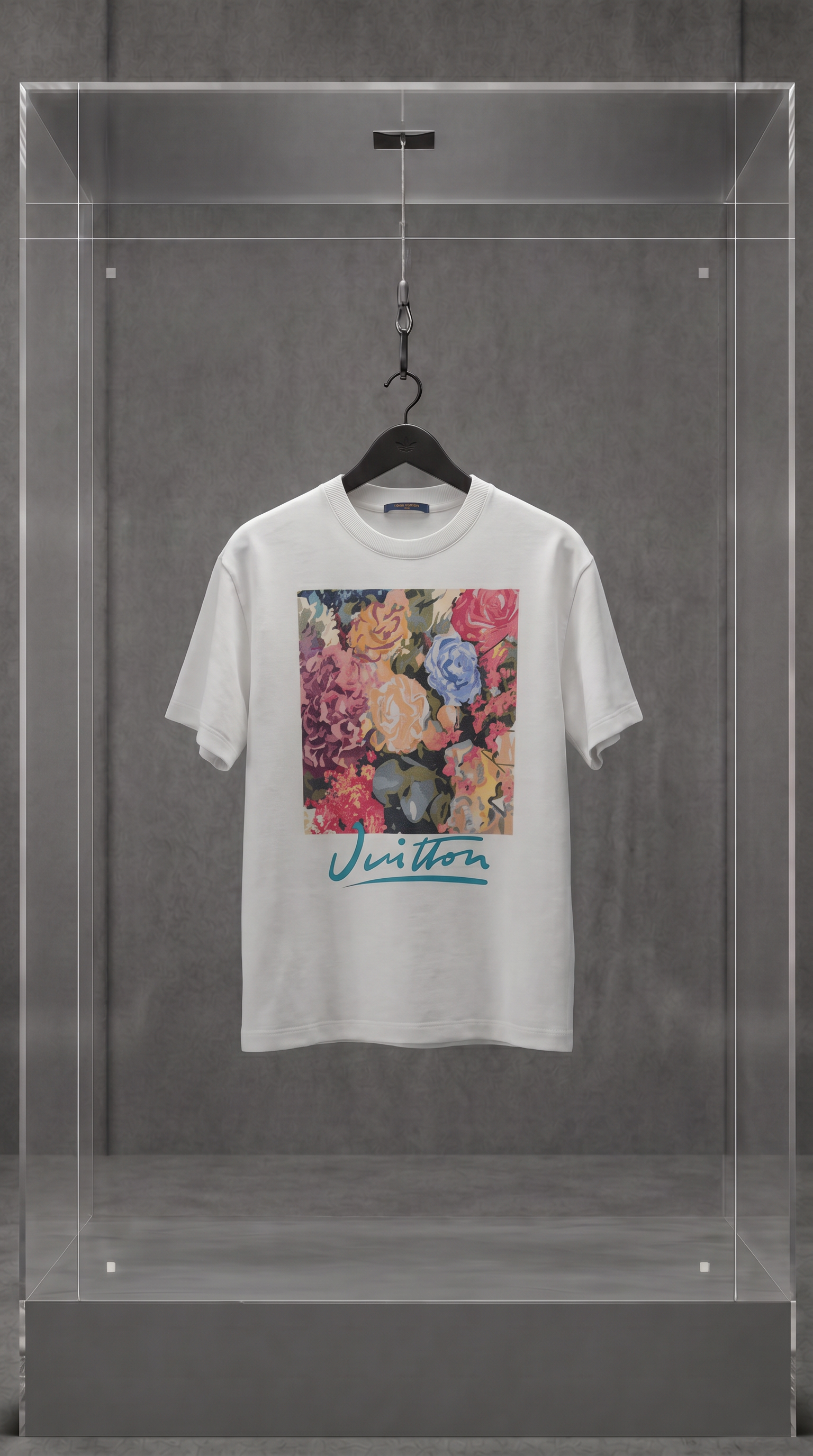 Floral / 'Vuitton' Signature Tee