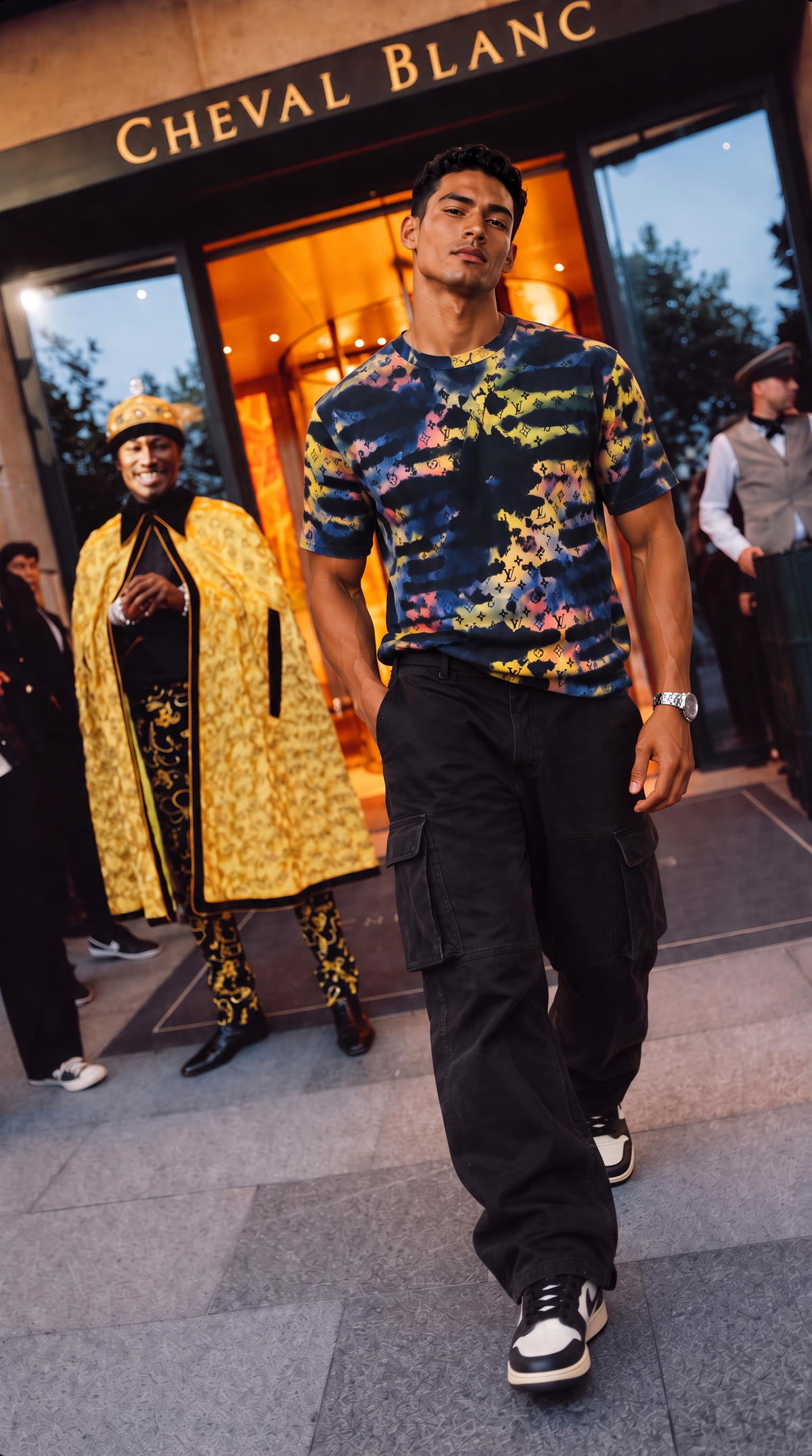 LOUIS VUITTON Monogram Tie & Dye Tee — Virgil Abloh
