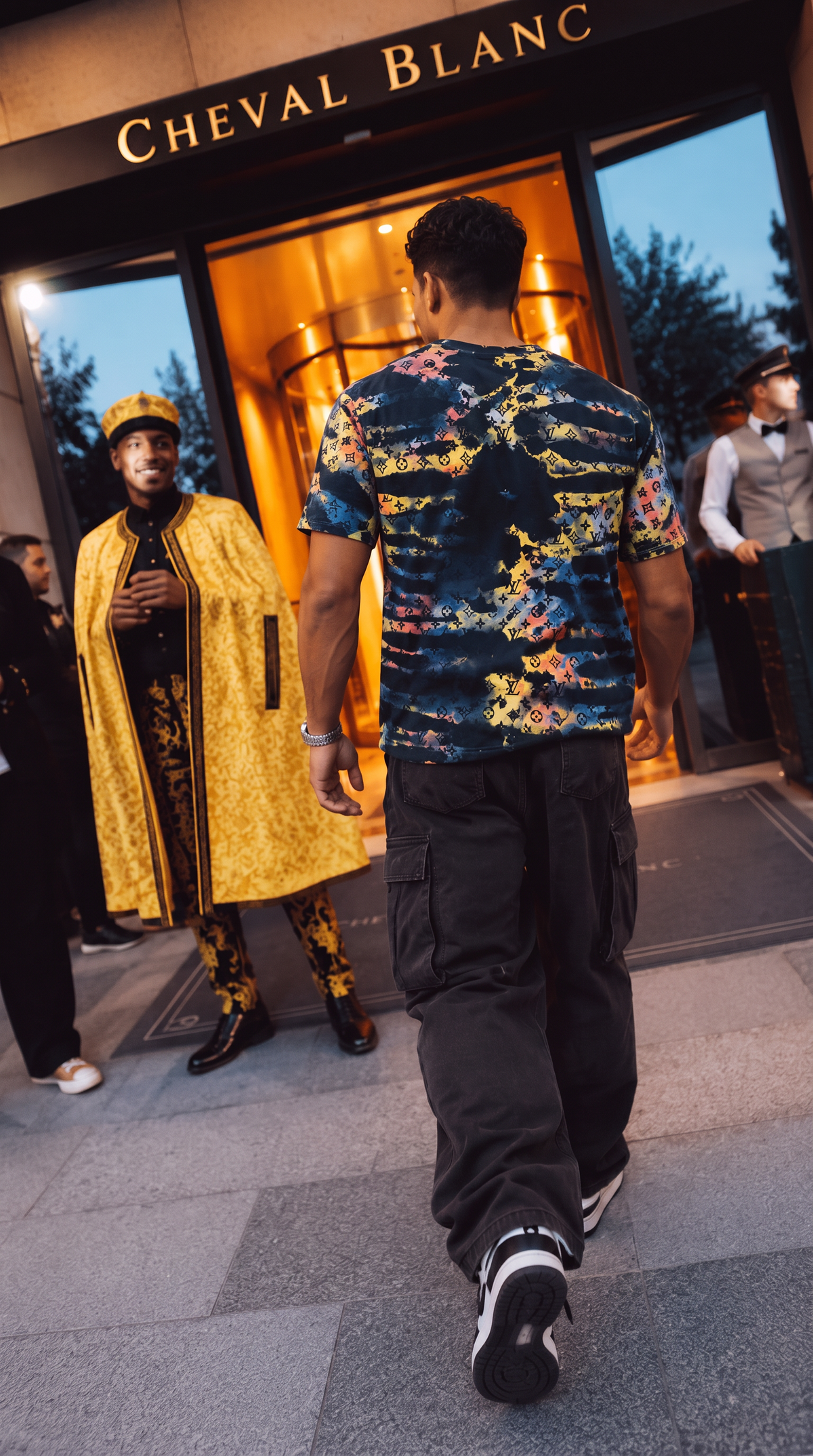 LOUIS VUITTON Monogram Tie & Dye Tee — Virgil Abloh