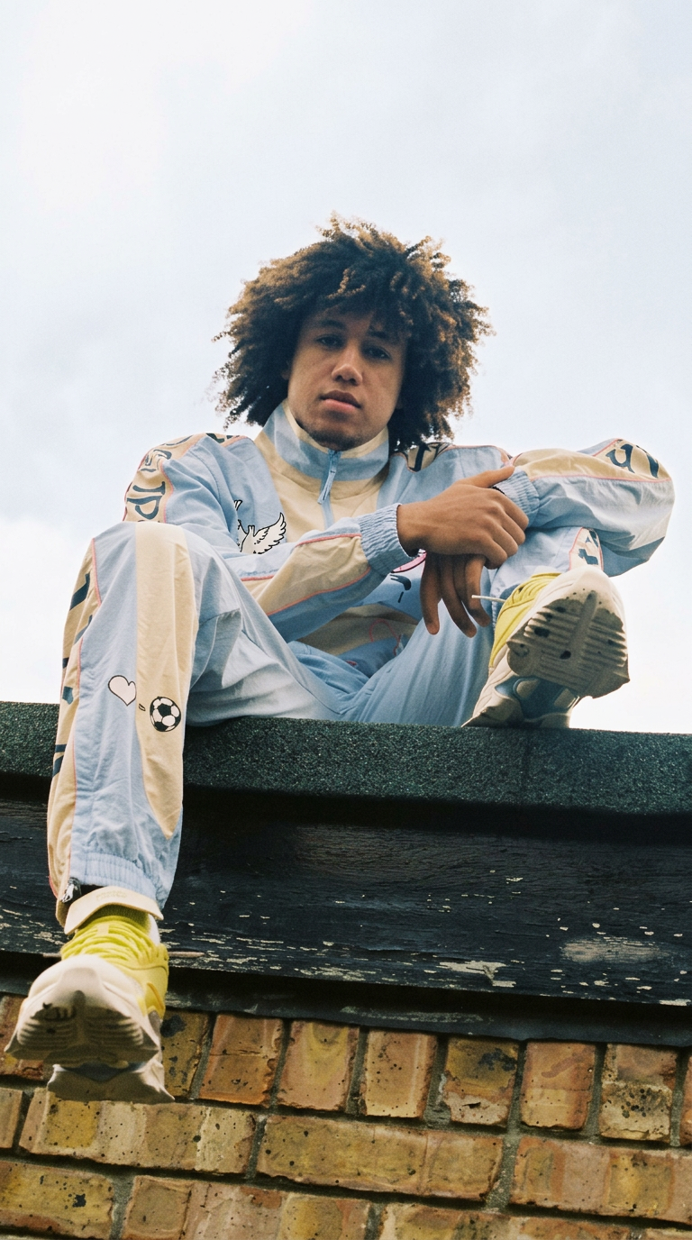 PUMA × KIDSUPER STUDIOS Conjunto Track (jaqueta + calça)
