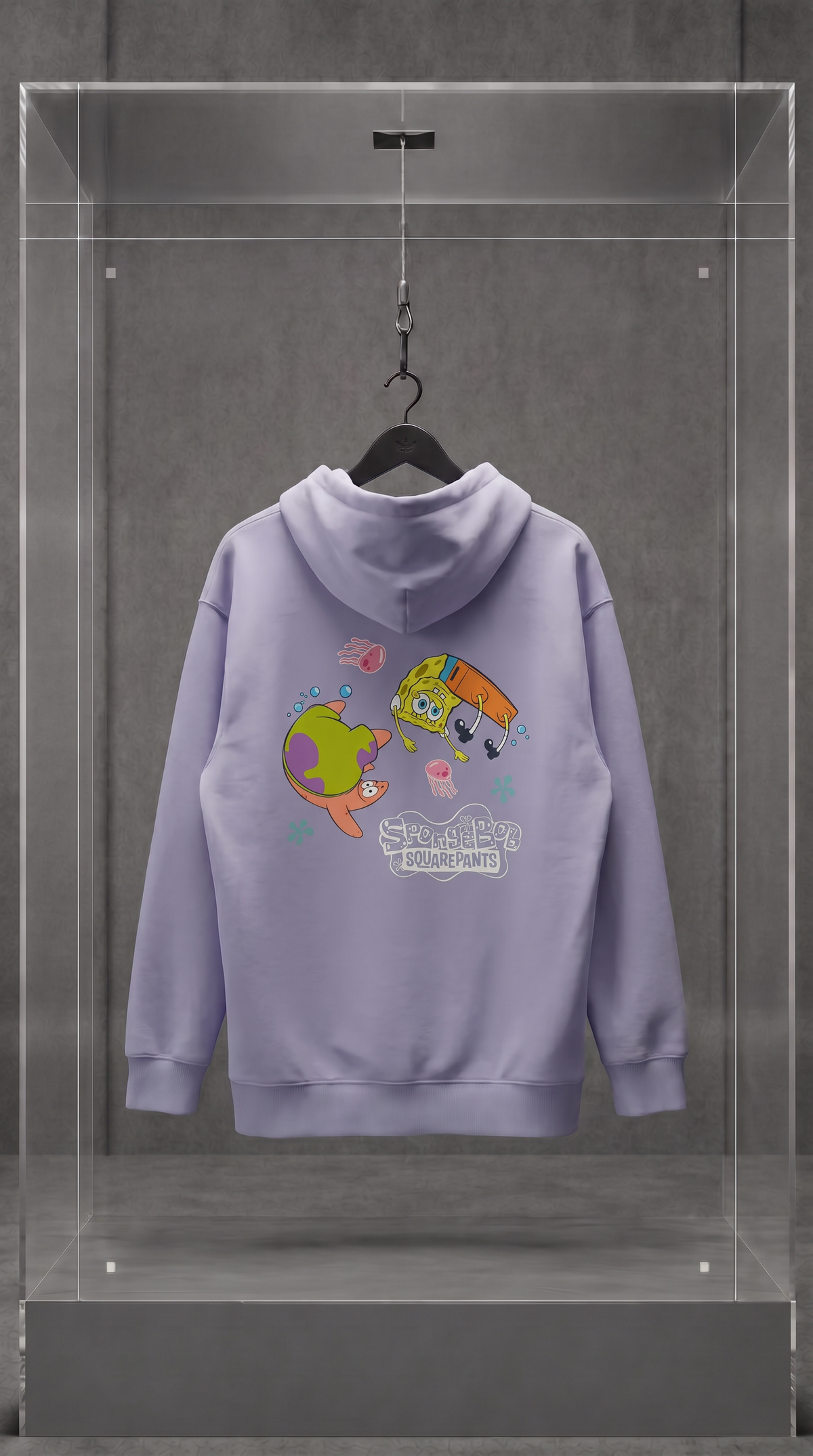 PUMA × SPONGEBOB SQUAREPANTS Graphic Hoodie (lilás) · 2023