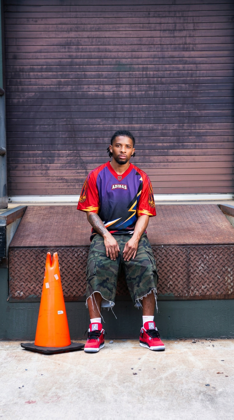 adidas Originals — Adilenium S3 Team Jersey (Better Scarlet)
