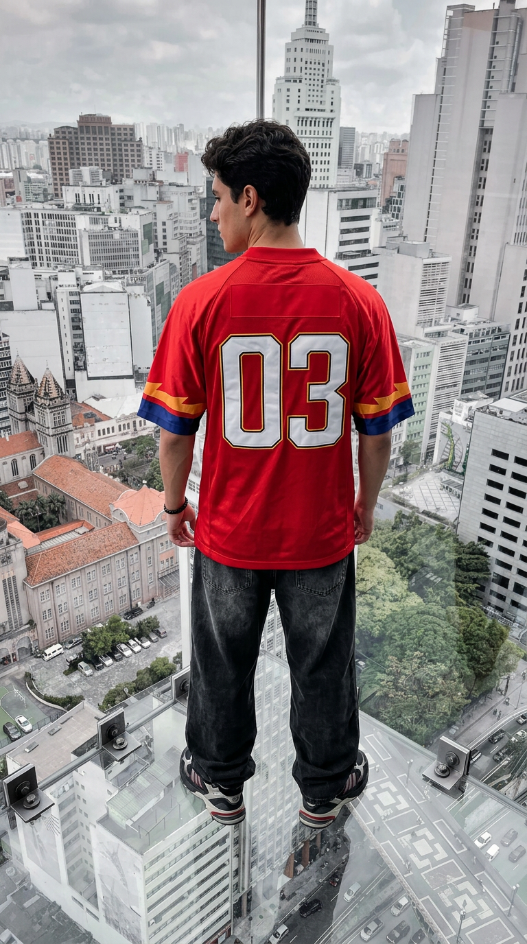 adidas Originals — Adilenium S3 Team Jersey (Better Scarlet)