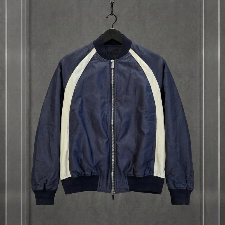 DIOR × AIR JORDAN Air Dior Bomber — NAVY