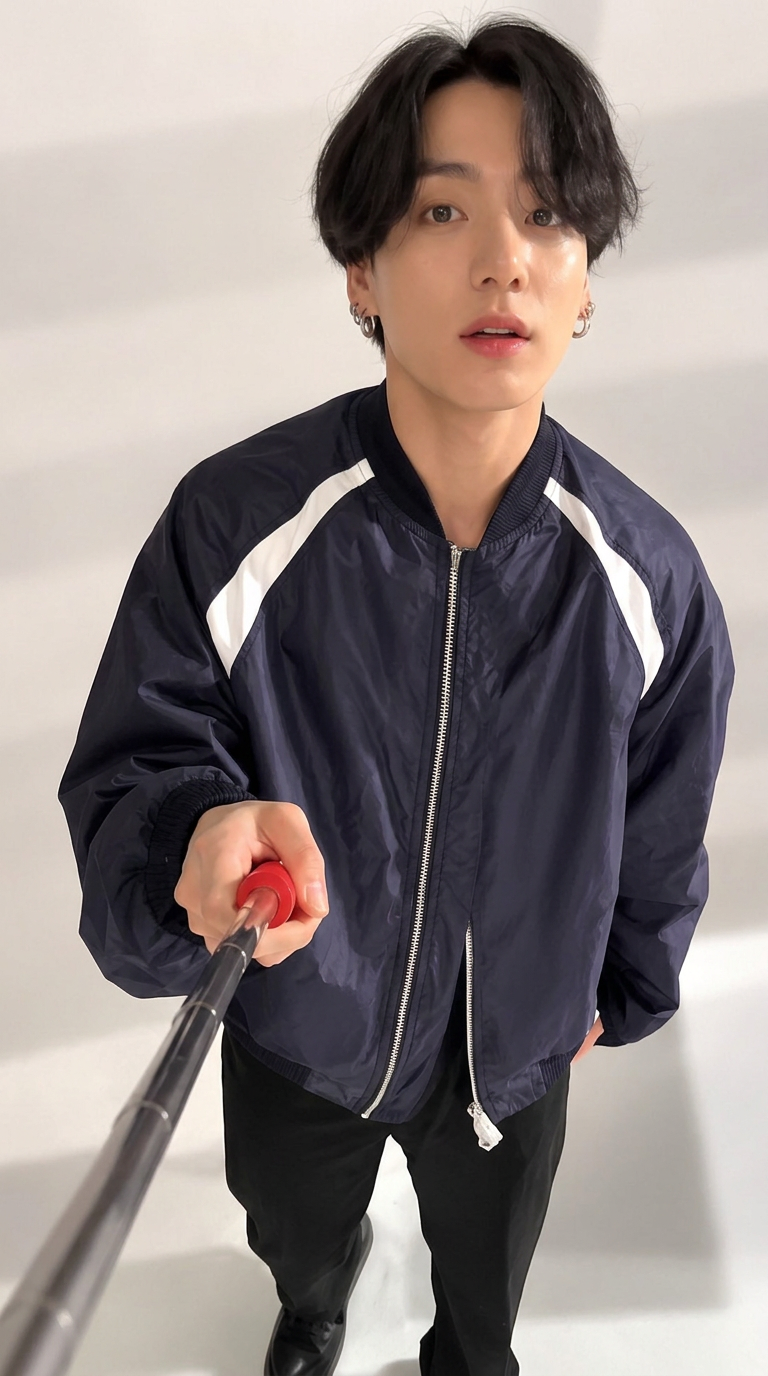 DIOR × AIR JORDAN Air Dior Bomber — NAVY