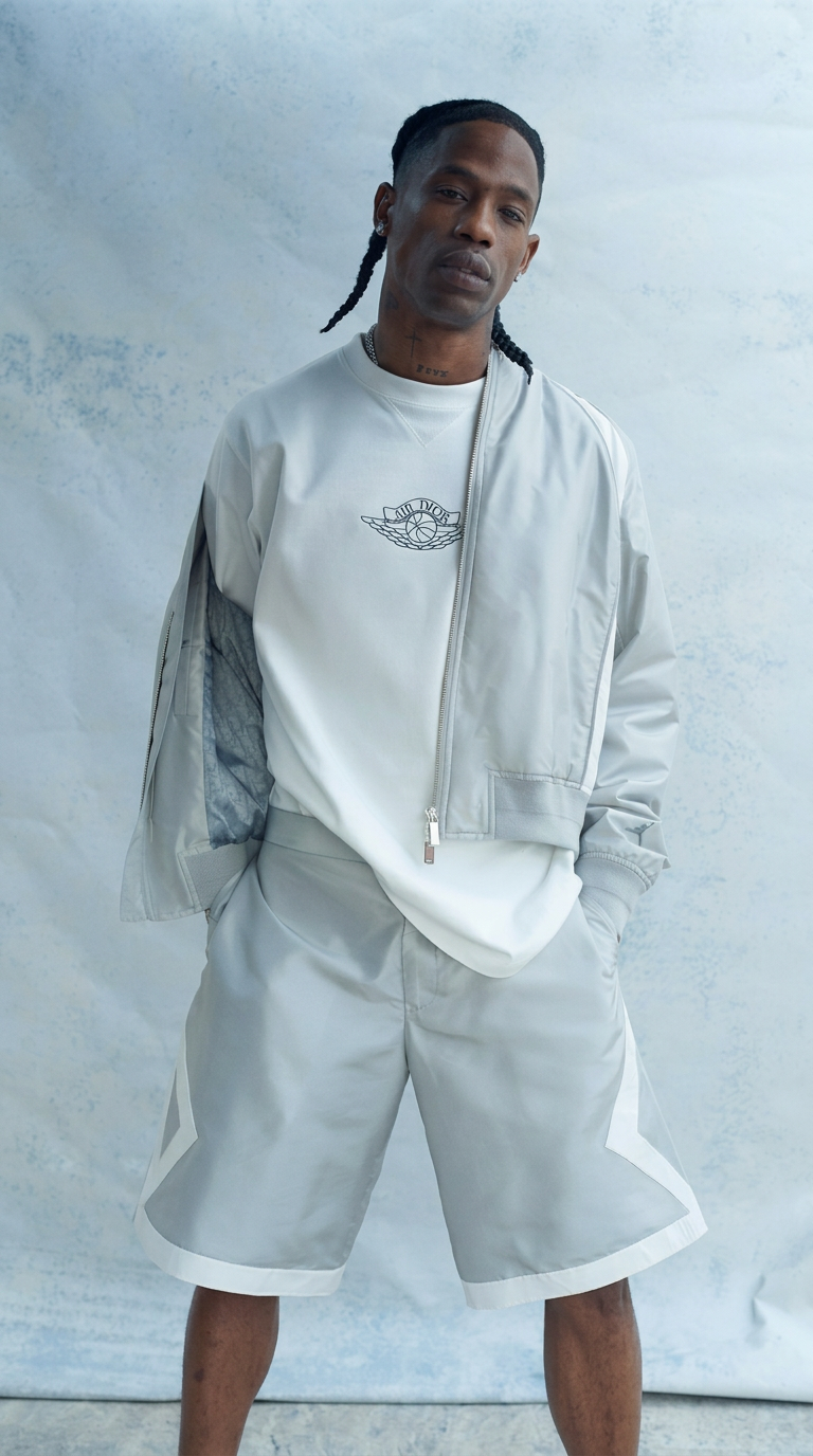 DIOR × AIR JORDAN Air Dior Bomber — GREY