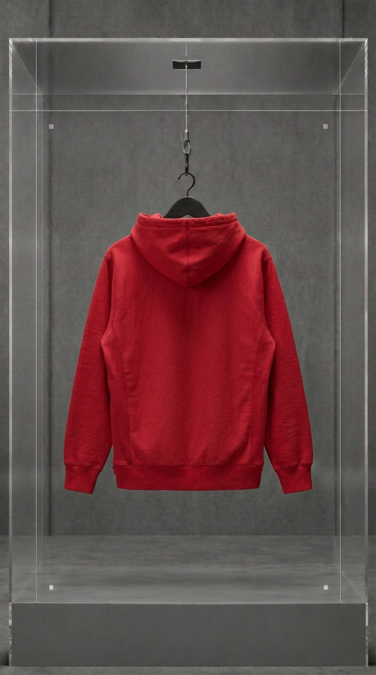 SUPREME × SWAROVSKI Box Logo Hooded Sweatshirt