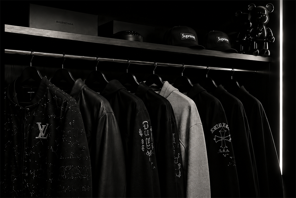 Closet com peças Celeb / Creator